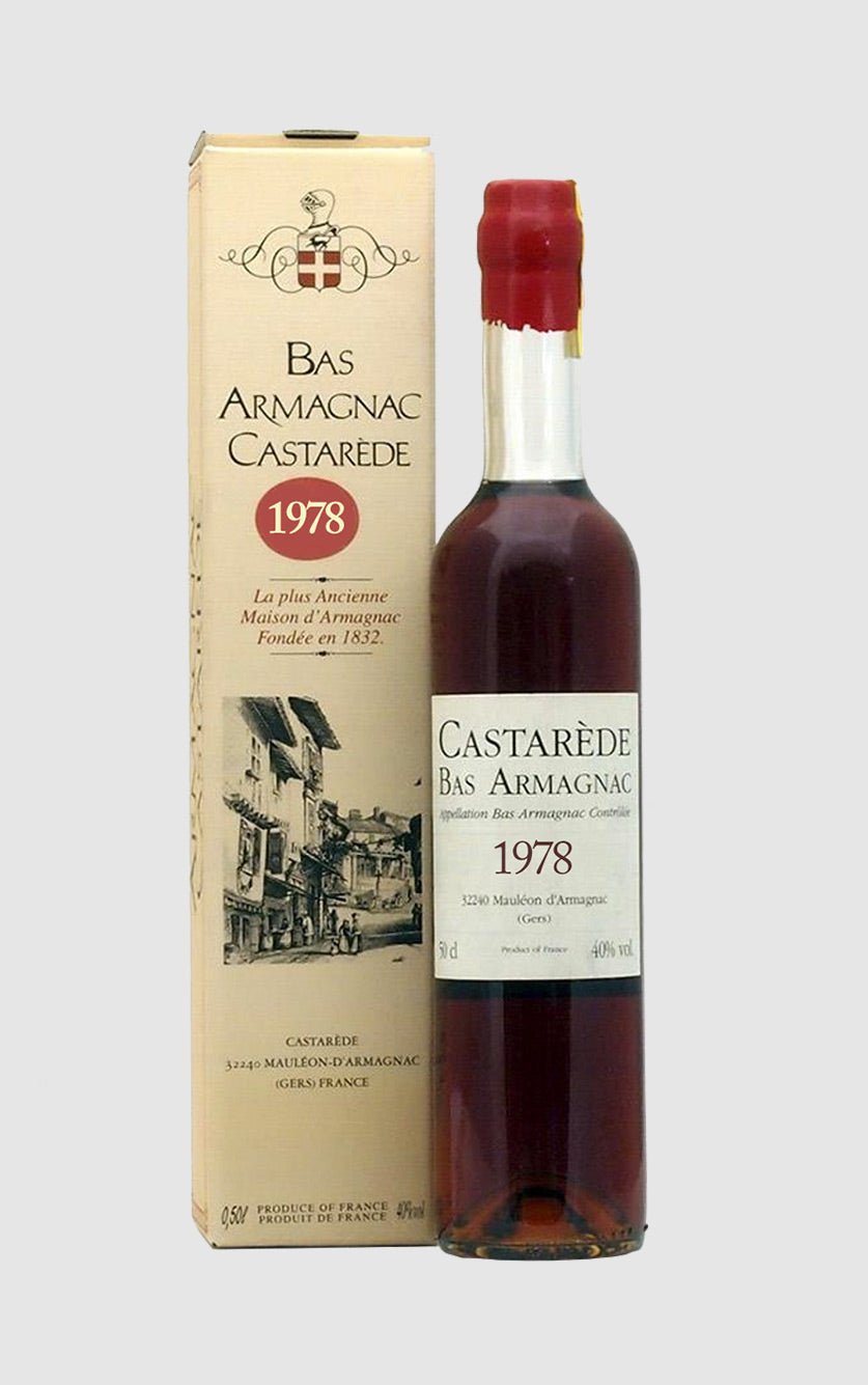 Bas Armagnac Castarede 1978 Vintage 50 cl - Eksklusiv Spiritus