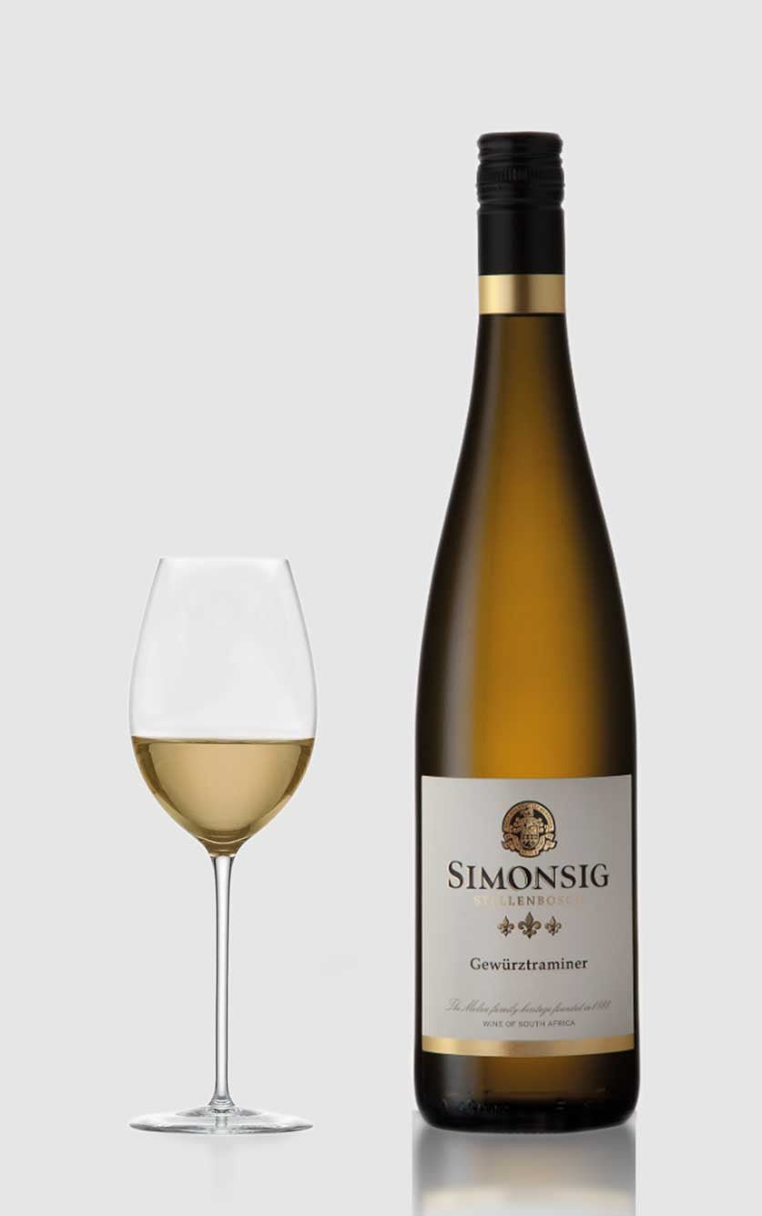 Simonsig Gewurztraminer 2022 - Hvidvin fra Stellenbosch
