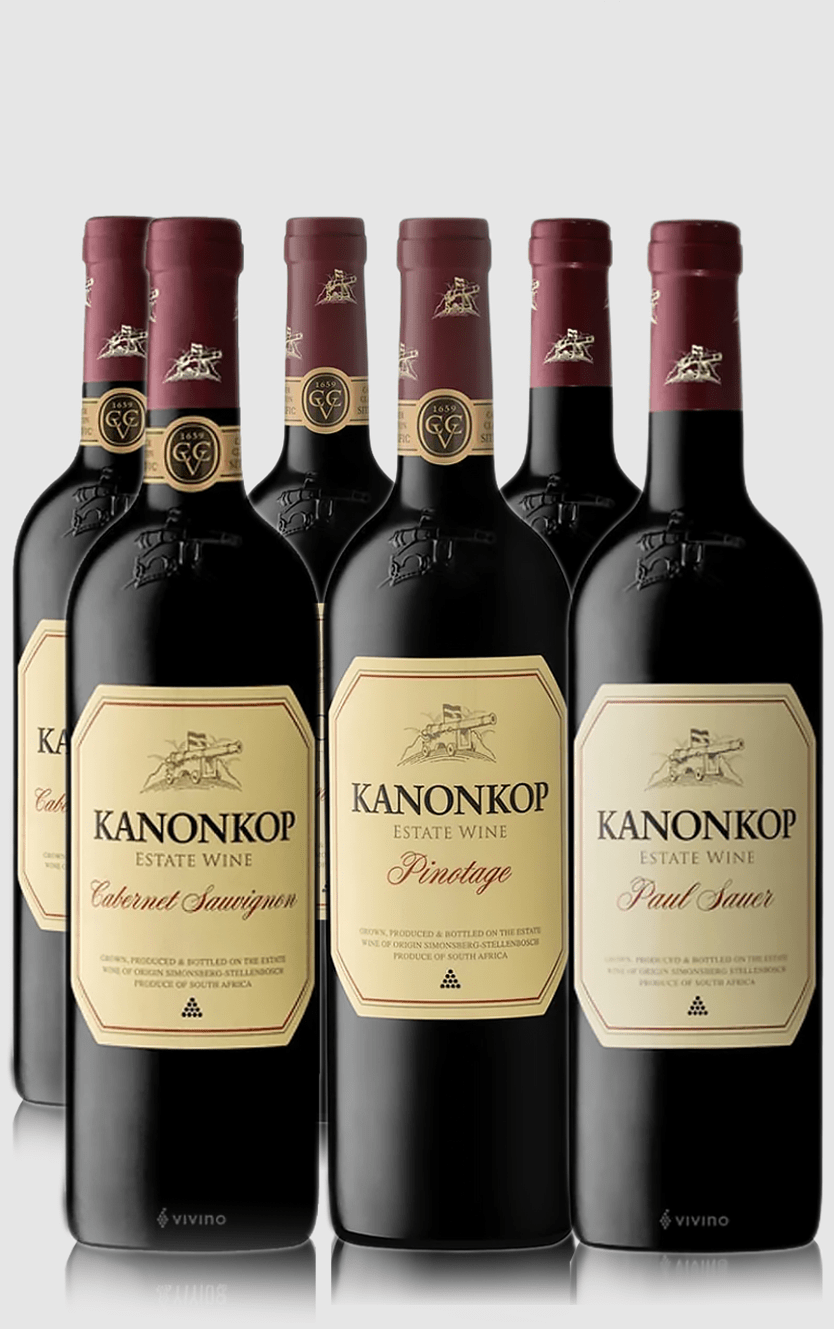 Kanonkop Signaturvine Smagekasse - 6 Flasker i Topkvalitet