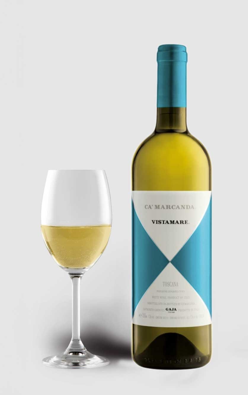 Vistamare Bianco di Toscana 2021 fra Gaja - Fantastisk Smag!
