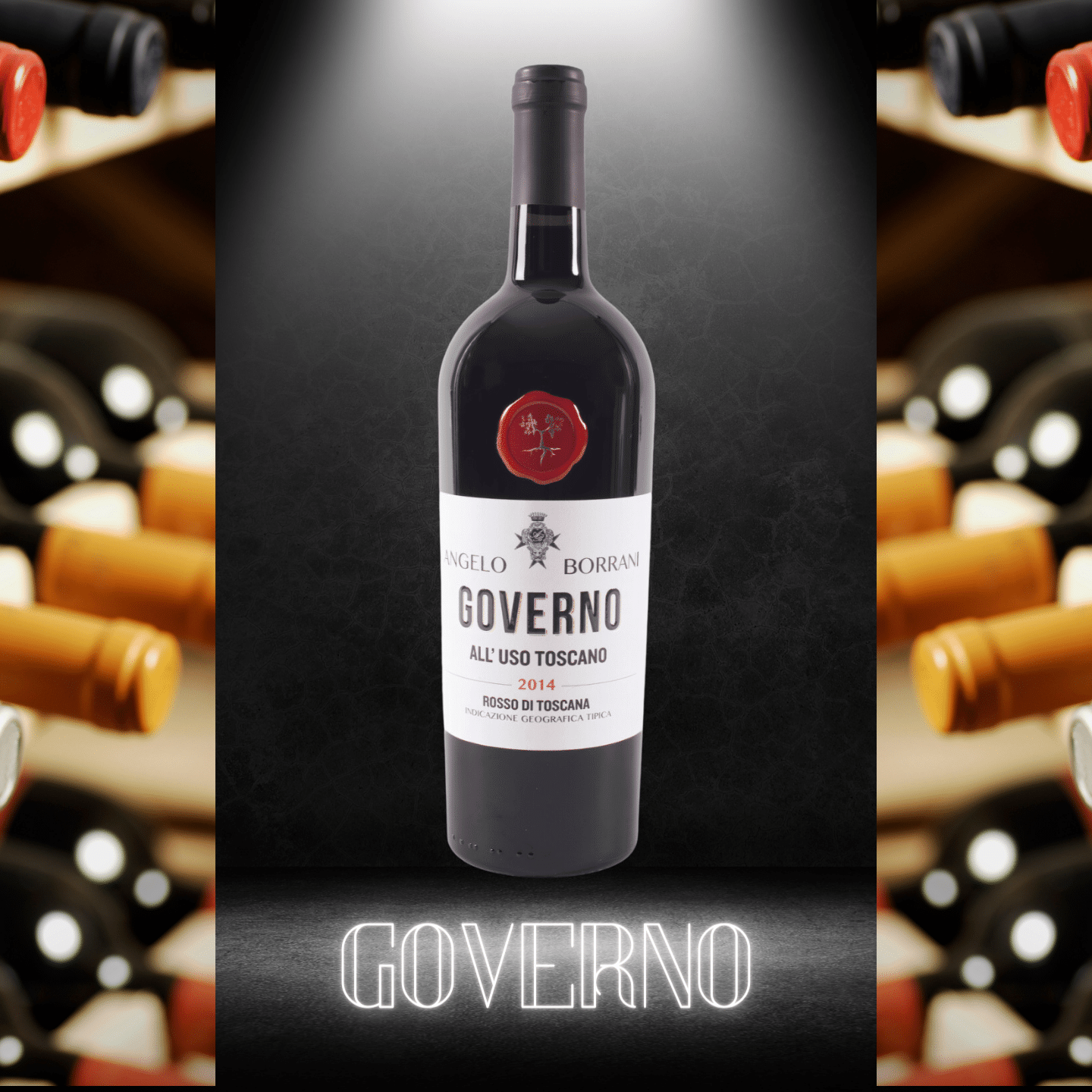 12 Flasker Governo The One And Only - Fantastisk Toscana Vin