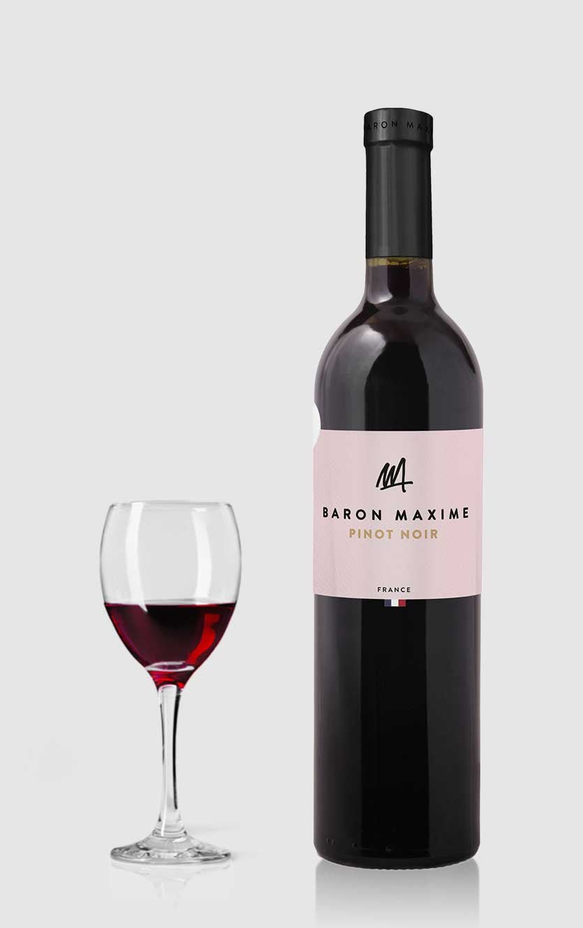 Baron Maxime Pinot Noir 2022 - Elegant rødvin på tilbud!