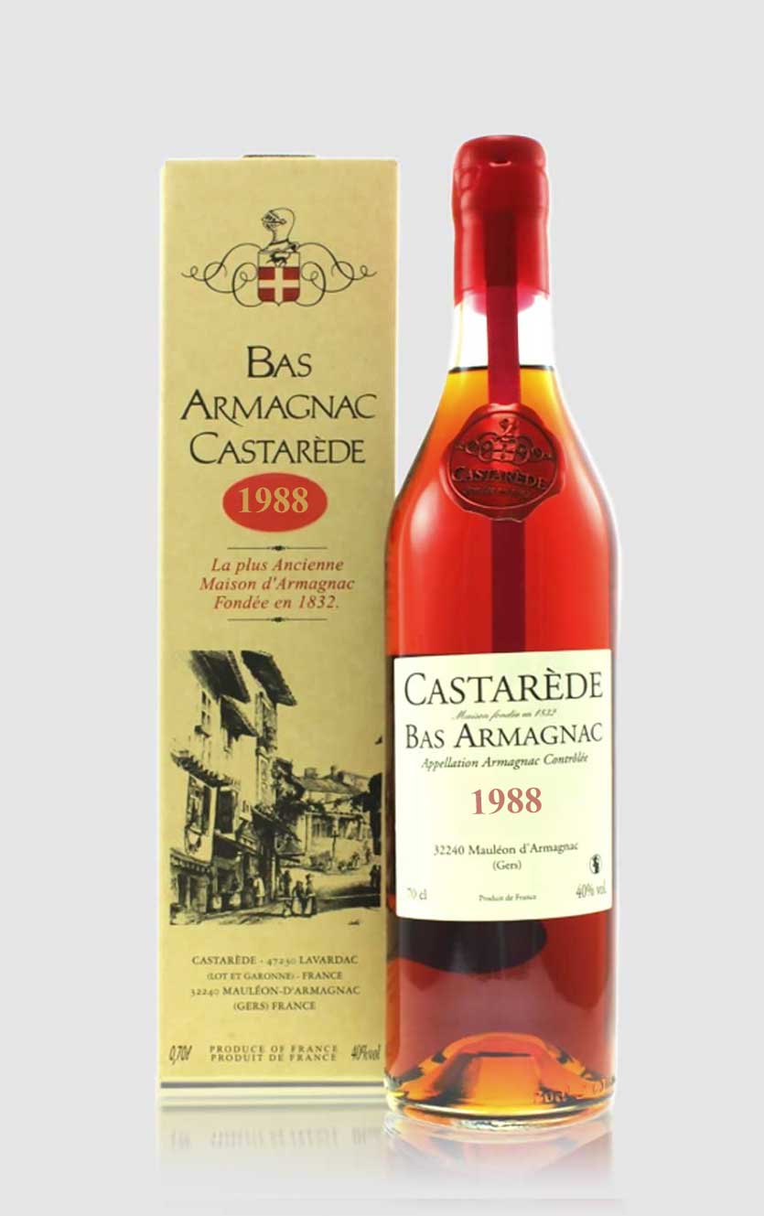 Bas Armagnac Castarede 1988 - Eksklusiv fransk brandy