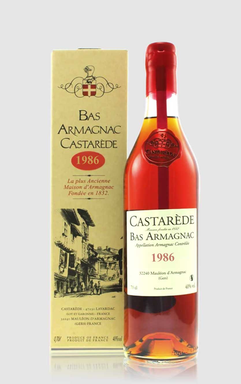 Bas Armagnac Castarede 1986 - Eksklusiv fransk brandy