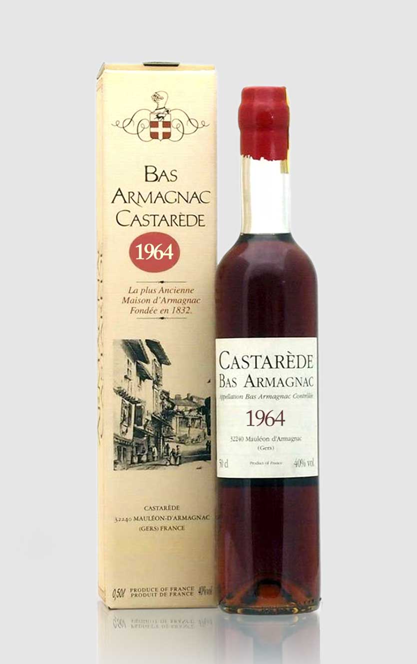 Bas Armagnac Castarede 1964 Vintage - Eksklusiv Fransk Brandy