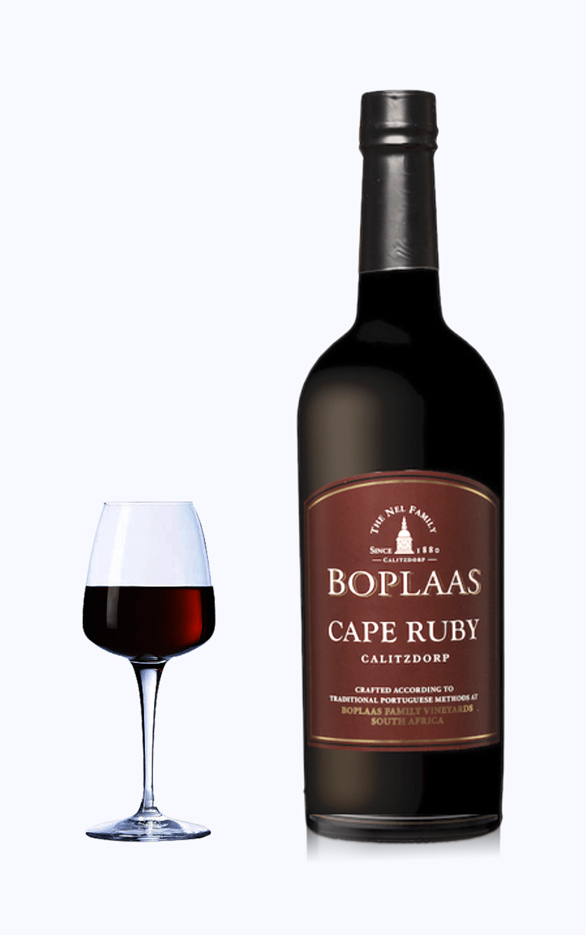 Boplaas Cape Ruby Port - Sydafrikansk Hedvin på Tilbud