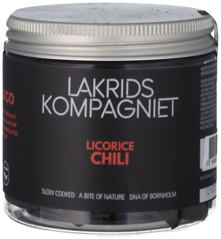 120 Salmiak Lakrids med Chili fra LakridsKompagniet